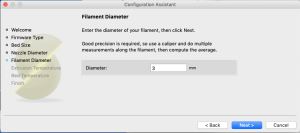 Configuration slic3r filament diameter.png