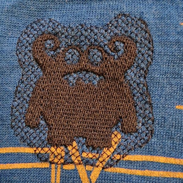 Unreglemässiger Knockdown Stich mit Inkscape