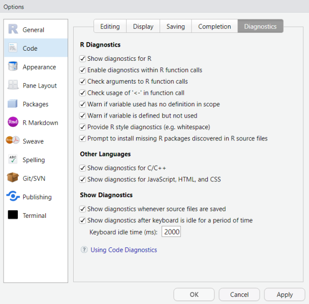File:RStudio diagnostics options.png