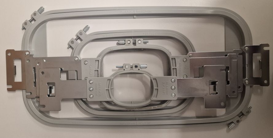 Cadres standards 36×20, 18×13, 10×10 et 6×4 de la Brother PR1050
