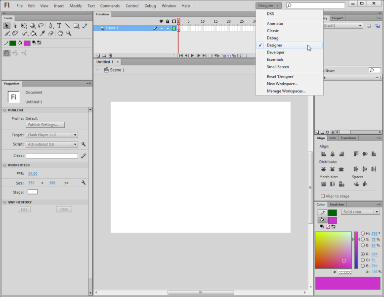 File:Flash-cs6-workspaces-menu.png
