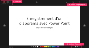 Power Point interface enregistrement diaporama.png