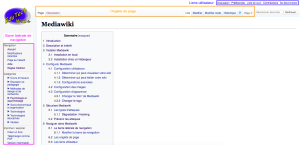 Media Wiki Navigation capture ecran.png