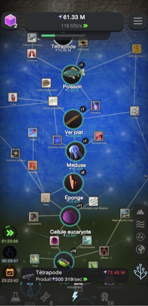 Ecran arbre de vie CelltoSingularityiOS.png