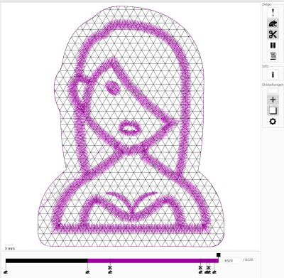 Knockdown Stich mit Inkscape