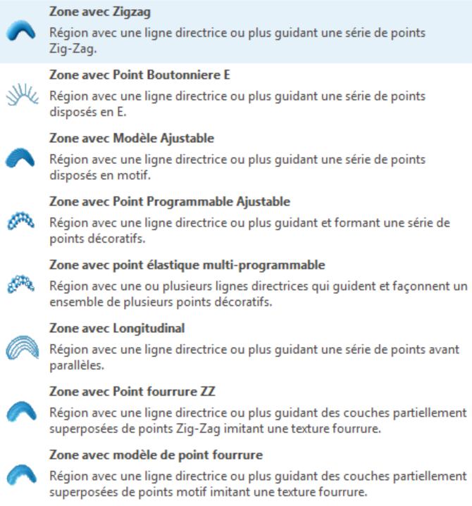 Points EO 23 — remplissages tournantes