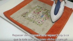 Repasser sa broderie