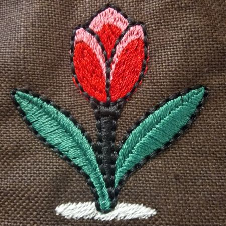 Tulipe avec contour décalé