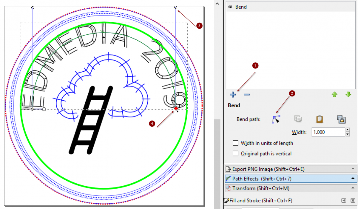 InkStitch - embroidery patch - ArboresTechWiki