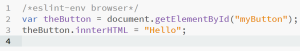 Brackets eslinter browser comment.png